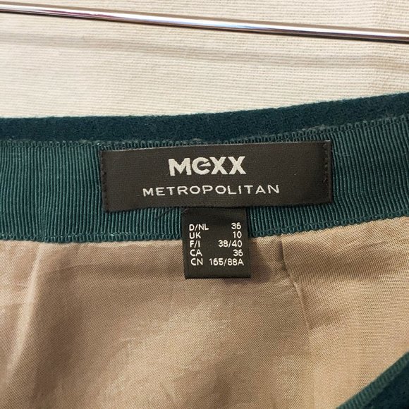 High Waist Forest Green Pencil Skirt - Picture 6 of 6